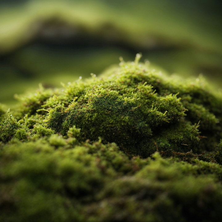 Mossy Ground with Lush Green Detailing seamless PBR texture preview