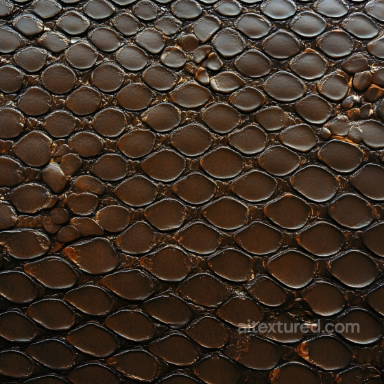 Reptile Skin PBR Texture Featuring Glossy Dark Overlapping Scales Skin texture preview