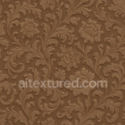 seamless Seamless 3d texture pbr 8k wallpaper with brocade floral embossed velvet finish design texture 8k free download PBR