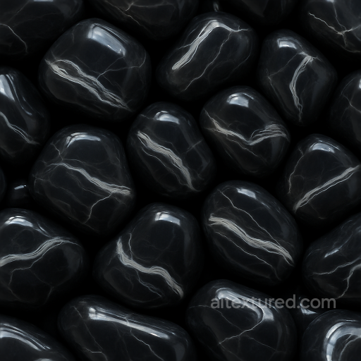 Onyx Nuggets With Onyx Polished Finish And Smooth Glossy Veins seamless Onyx PBR texture