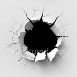 seamless Seamless 3D cracked and hole drywall PBR texture with jagged white fractures texture 8k free download PBR