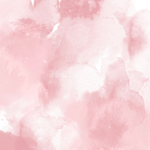 Seamless 3D PBR Texture of Soft Light Pink Watercolor Washes