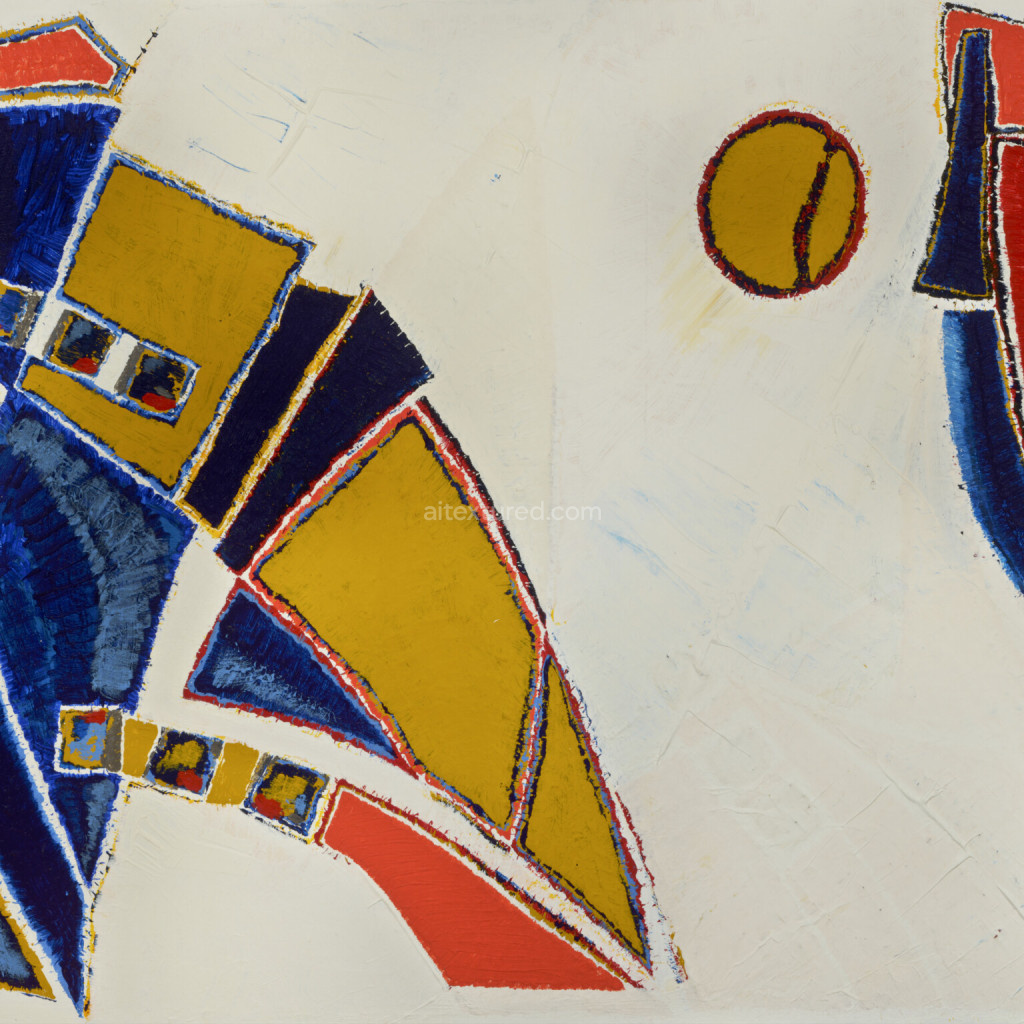 Seamless colorful PBR texture with abstract design