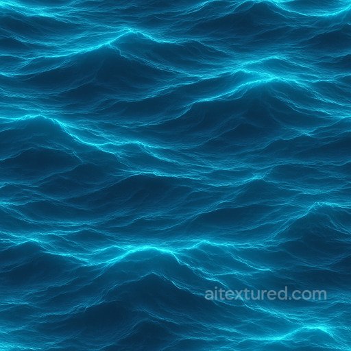 Glowing Sea Seamless Texture seamless Water PBR texture