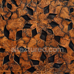 seamless Seamless 3D PBR Distressed Brown Cracked Leather Texture with Exposed Black Base texture 8k free download PBR