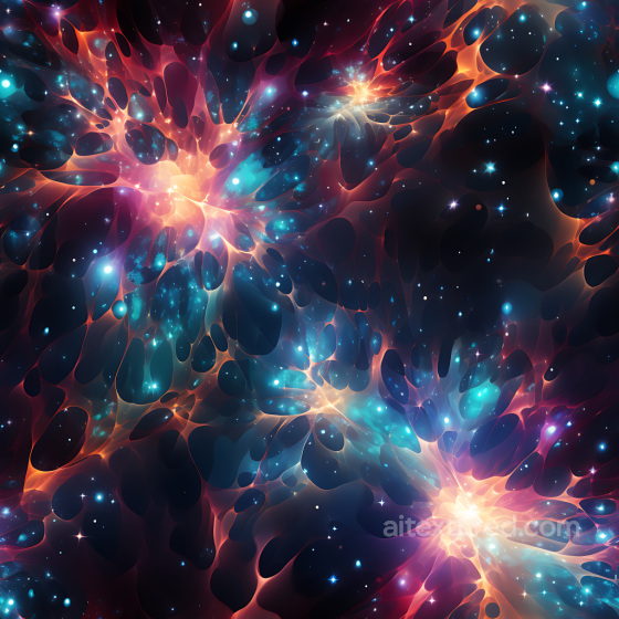 Space PBR Texture Featuring Luminescent Nebula Webs and Starfields Star, space, planets texture preview