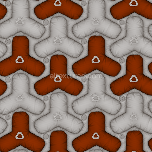 Fabric Metal Metallic Pattern Sci Science Fiction — Seamless PBR Texture