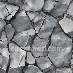 seamless Seamless 3D PBR Texture of Cracked Gray Stone Ground with Layered Slabs texture 8k free download PBR