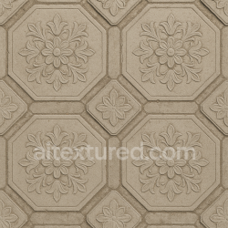 seamless Seamless Stone PBR Texture — Paving Tiles Pedestrian Path Park Made Light Gray texture 8k free download PBR