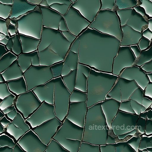 Cracked Paint PBR Texture with Deep Jagged Splits seamless Cracked & Holes PBR texture