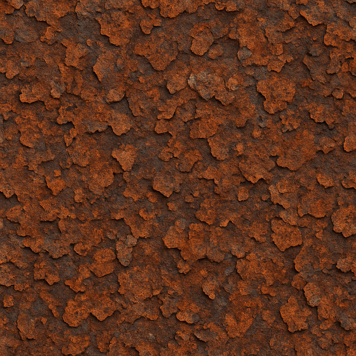 Aged Rust Flakes seamless PBR texture preview