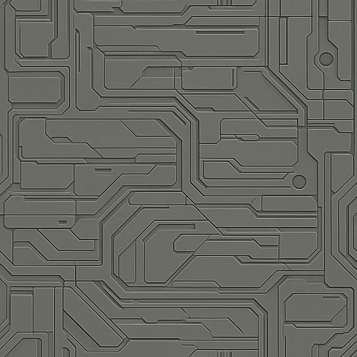 Fine Futuristic Panel seamless PBR texture preview