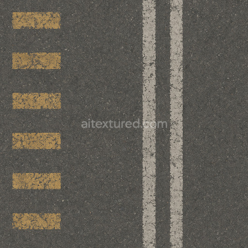 Painted Road Markings Worn