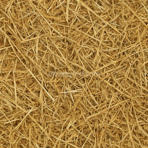 Organic Farm Hay Seamless Texture