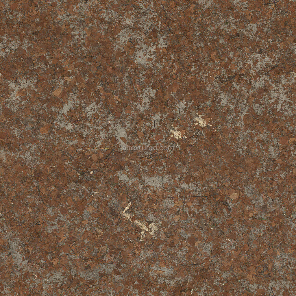Seamless ground texture with natural earthy tones and details