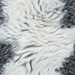 seamless Seamless 3D Black and White Long Fur Leather PBR Texture with Natural Hair Flow texture 8k free download PBR