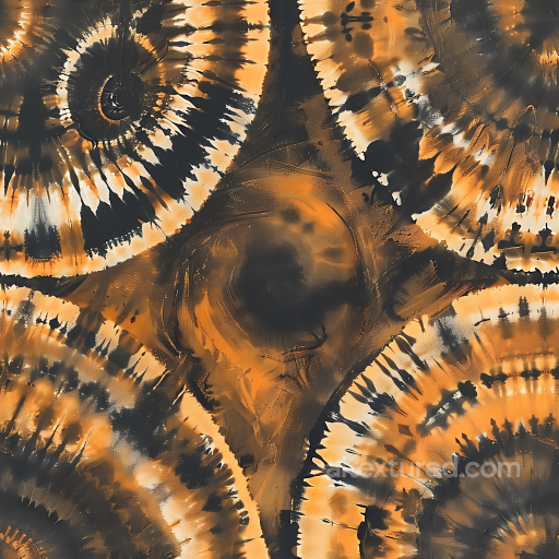 stylized tie-dye camouflage PBR texture in warm autumn palette seamless Color Camouflage PBR texture