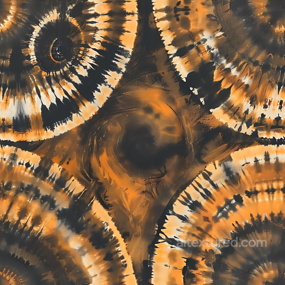 stylized tie-dye camouflage PBR texture in warm autumn palette Color Camouflage texture preview