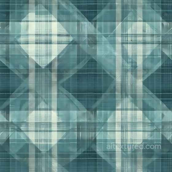 Blue-Green Semi-Transparent Plaid Pattern Seamless Texture Plaid texture preview