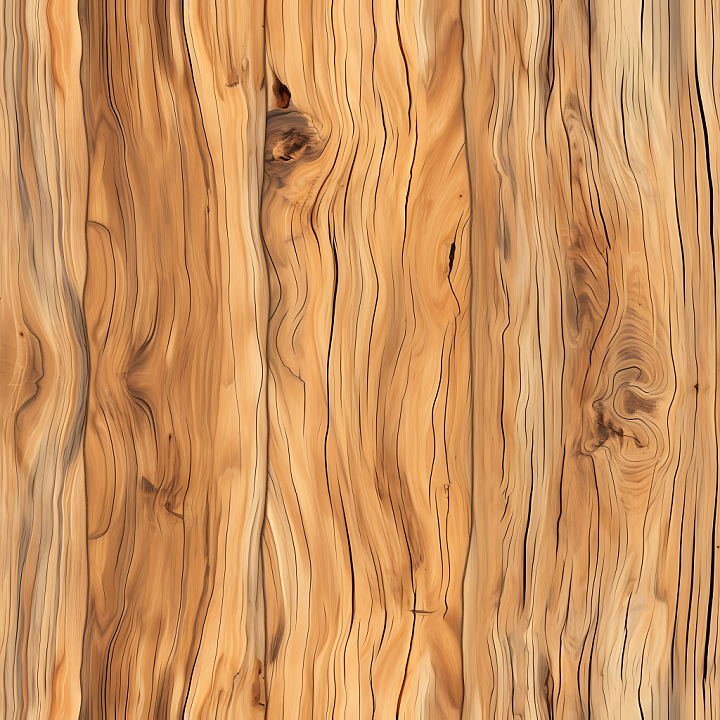 Light Knotty Pine Wood Planks with Natural Grain seamless PBR texture preview