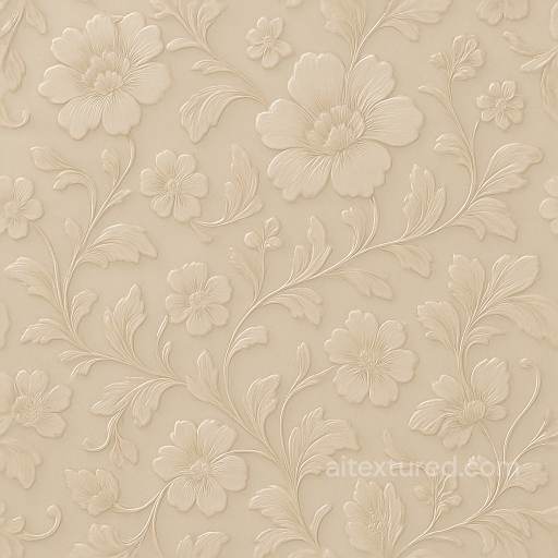 Wallpaper Of Elegant Floral Satin With Subtle Embossed Pattern seamless Wallpaper PBR texture