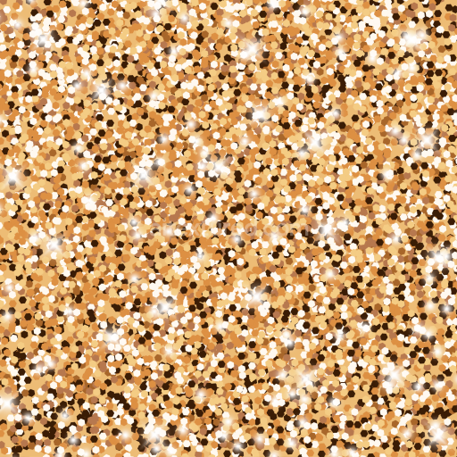 Seamless 3D PBR Glitter Texture Featuring Warm Gold and Bronze Sparkles