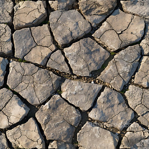 cracked stone ground PBR texture with dirt and moss details seamless Stone PBR texture