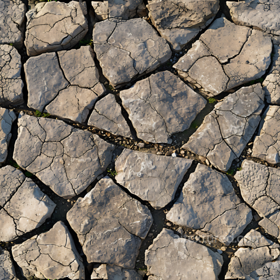 cracked stone ground PBR texture with dirt and moss details Stone texture preview
