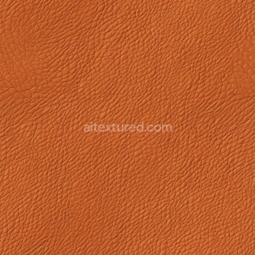 Seamless 3D Pebbled Tan Leather PBR Texture with Natural Grain and Subtle Pores
