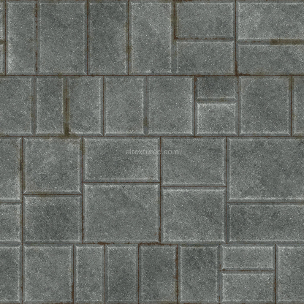 Paving Stones Tileable Basecolor Normal Roughness Height PBR Texture ...