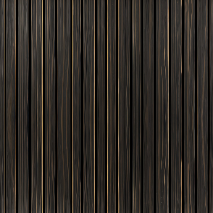 Dark Wood Vertical Planks with Fine Grain seamless PBR texture preview