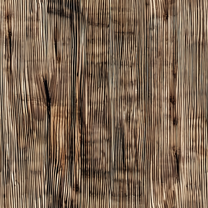 Wood with Distressed Vertical Grain and Natural Knots seamless PBR texture preview