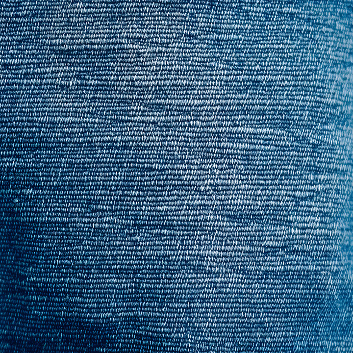 Cracked Denim Fabric with Blue Woven Weave Pattern seamless PBR texture preview