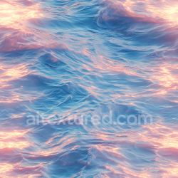 seamless Seamless 3D PBR Ocean Water Texture with Realistic Sunlit Waves and Reflections texture 8k free download PBR