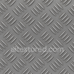 seamless Seamless 3d texture pbr 8k tactile plate with chequered plate pattern on steel gray surface texture 8k free download PBR