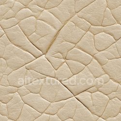 seamless Seamless Cream Colored Cracked Leather 3D PBR Texture with Detailed Wrinkles texture 8k free download PBR