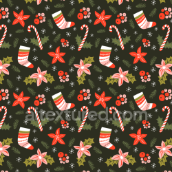 seamless Seamless 3D PBR Texture Featuring Colorful Christmas Digital Paper Motifs texture 8k free download PBR
