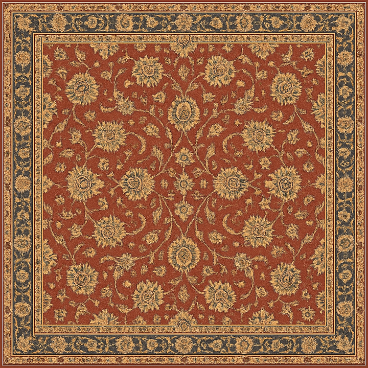 Smooth Oriental Carpet seamless PBR texture preview