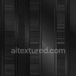 seamless Seamless 3D PBR Texture Featuring Black Plaid Fabric with Subtle Vertical Striping texture 8k free download PBR