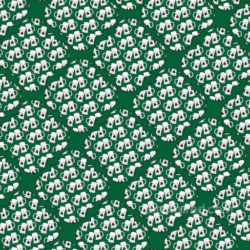 Digital Paper Texture with Festive Beer Mug and Shamrock Pattern seamless St patrick digital paper bundle PBR texture