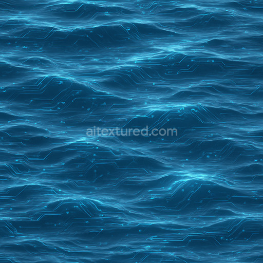 Futuristic Sea Seamless Texture