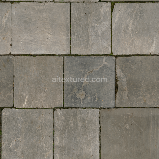 Grey Tiles Large — Large Grey Tiles Tiles Large Uneven — PBR seamless 3D texture