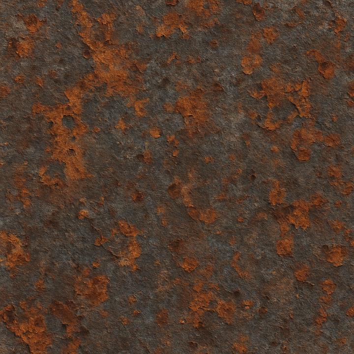 Realistic Corroded Steel seamless PBR texture preview