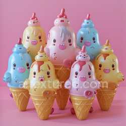 seamless Seamless 3D Inflated Vinyl Panels PBR Texture in Pastel Colors with Dripping Effect texture 8k free download PBR