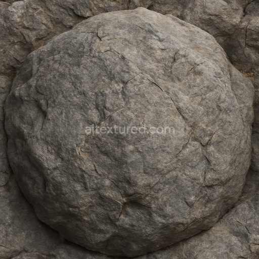 Photorealistic Boulder Seamless Texture