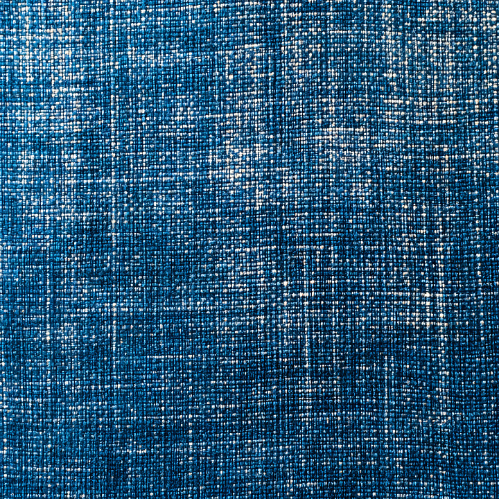 Cracked And Worn Blue Painted Fabric With Detailed Weave seamless PBR texture preview