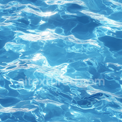 seamless Seamless 3D PBR Pool Water Texture with Bright Sunlit Ripples and Transparency texture 8k free download PBR