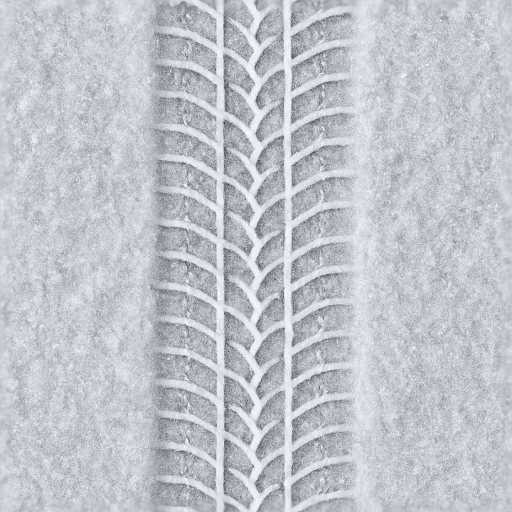 Snow Track Icy Tire Print Snow Tire Print Compact Trail Tire Pattern De… seamless PBR texture preview