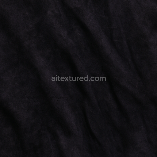 Seamless 3d texture PBR 8k witch hat fabric with dark purple and black velvet for Halloween
