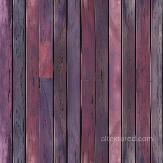 Purple-Stained Wooden Floor Planks Texture with Natural Grain Wood texture preview
